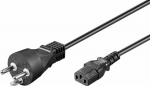 MicroConnect PowerCord DK 0.5m IEC320, Black