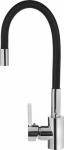 PYRAMIS 090919638 kitchen faucet Black, Chrome
