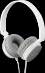 K&otilde;rvaklapid+mikrofon Thomson HED2207WH/GR headphones, on-ear 40mm, valge/hall, 4-pin 3.5mm Stereo, mikrofon kaablil, kaabel 1.2m