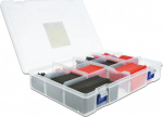 Delock Heat shrink tube assortment box red / black 520 pieces