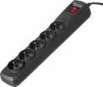 Activejet anti-surge power strip 5 sockets 5 m czarna