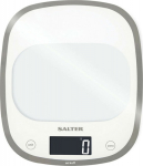 Salter 1050 WHDR White Curve Glass Electronic Digital Kitchen Scales