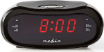 Nedis Radiobudzik CLAR001BK LED projection 2x alarm clock FM Czarny