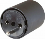 Brennenstuhl FIX-Adapter DE/CH schwarz 230V 3pol T12-Schuko