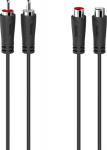 Hama 00205095, 2 x RCA, Male, 2 x RCA, Weiblich, 5 m, Schwarz