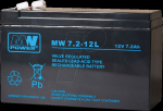 MPLPOWER Lead acid battery AGM 12V/7.2Ah, 151*65*100 (T2)