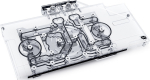 Alphacool Eisblock Aurora - Wasserblock + K&uuml;hlk&ouml;rper - Acryl - Kupfer - Schwarz - Transparent - CE - FC - RoHS - Radeon RX 6800 - Radeon RX 6800XT - 121.4 mm