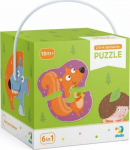 Dodo Puzzle 2-3-4 Forest animals