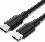 Cable USB Ugreen USB-C - USB-C 0.5 m Czarny (50996)
