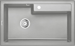 Sink Deante . ERIDAN GRAY METALLIC GRANITE 1K 800X500X220 + SPACE SAVER