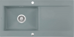 Ceramic Deante Sabor sink 1-chamber with a drainer