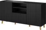 Cama MEBLE Cama Commode PAFOS 150x42x82 Black matt