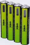 Verico LoopEnergy Li-Ion battery AAA900, USB-C, 4er Pack retail