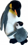 Beppe Penguin with a baby 25cm 13877 20963