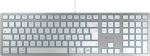 CHERRY KC6000C SLIM FOR MAC Tastatur Wired DE wei&szlig;/silber