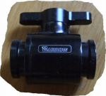 Barrow Ball Valve (10mm) G1/4 Zoll Kugelhahn, schwarz - schwarz