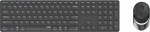 Rapoo 9850M - Kabellos - RF Wireless + Bluetooth - scissor switch - QWERTZ - Grau - Mouse included