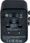 Verbatim Universal Travel Adapter, UTA-02 PD20W / QC / 1xUSB /
