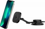 Spigen Magnetic car holder Spigen ITS35-3 OneTap MagSafe Windshield & Dashboard Car Mount Black