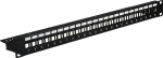 EFB Elektronik Verteilerfeld 19"" 24-Port Metal black RAL9005