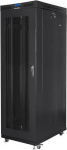 Lanberg Standing rack cabinet 19 cali 27U 800x1200 black perforated door LCD FLAT PACK