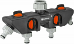 Gardena 4-channel water distributor with valves GARDENA 08194-24