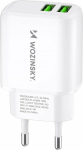 Wozinsky Charger Wozinsky CUWCW Mains Charger 2.4A 2 x USB-A - White