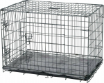 Zolux ZOLUX NOMAD 2w1 XL - kennel cage with rug - For a dog 107x71x77cm