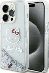 Sourcing Hello Kitty HKHCP15LLIKHET iPhone 15 Pro 6.1'' silver/silver hardcase Liquid Glitter Charms Kitty Head
