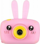 Extralink Kids Camera H23 Pink Digital Camera, 1080P 30fps, 2.0" Display