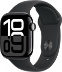 Apple Watch Series 10 | GPS (satellite) | Always-On Retina | Waterproof | Jet Black