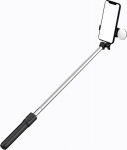 Wozinsky WR1YXS z round lamp - czarny - Selfie stick, tripod