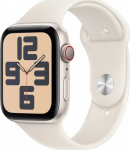 Apple Watch SE GPS + Cellular, envelope 40 mm z moonlight aluminum with moonlight sports strap - size M/L