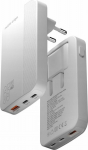 Loader Mobile Origin Slim Charger 1x USB-A 2x USB-C 1.5 A (GAN-65W-SLM-WHT)