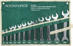 Rockforce A set of flat wrenches 12el. (6-32mm) on canvas