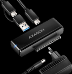 AXAGON ADSA-FPX USB-C 10Gbps - SATA 6G 2.5"/3.5" SSD/HDD FAST PORT X adapter incl. AC, adapter USB-C - USB-A