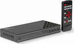 Lindy Video/Audio switch - 4x1, 4K60, multiview