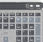 Hama Keyboard Keyboard WK-750 multi device Czarna