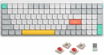 Nuphy - Air96 V2 Wireless Mechanical Keyboard - Wireless Mechanical Keyboard Slim Ionic White Red