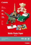 CANON MP-101 PhotoPaper A4 50Blatt matt