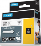 DYMO Rhino Band Nylon 19mmx3.5m schwarz->wei&szlig;