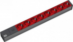 Bachmann Protection - Steckdosenleiste (Rack - mountable) - Eingabe, Eingang IEC 60320 C14 - output terminals: 8 (CEE 7/4)