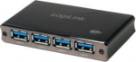 Logilink USB 3.0 HUB 4-port, Aluminum with overcurrent protection