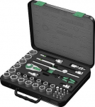 Wera Tools Wera 05003647001 - Socket Set - 1/2" - Imperial - 1 Kopf/K&ouml;pfe - 1-1/16.1-1/8.1-3/16.1-1/4.1/2.3/4.3/8.5/8.7/16.7/8.9/16.11/16.13/16.15/16.19/32.25/32" - T20 - T25 - T30 - T40 - T45 - T50 - T55