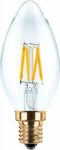 SEGULA LED Candle clear E14 3W 260Lm 2200K dimmbar