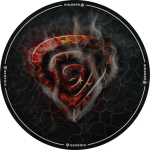 GNS Genesis Tellur 400 Round Lava 100cm - protective mat under Genesis Tellur 400 Round Lava 100cm