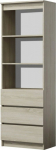 Topeshop RS-60 OLIMP SONOMA office bookcase