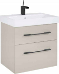 Cersanit AQ.401-164363 / AQUAFORM / MADRID / WALL-HUNG WASHBASIN CABINET 2S 60 FUME MATT / 60X41.8X54 /