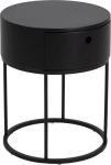 Bedside table POLO D40xH51cm, black