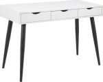 Desk NEPTUN 110x50xH77cm, white/black